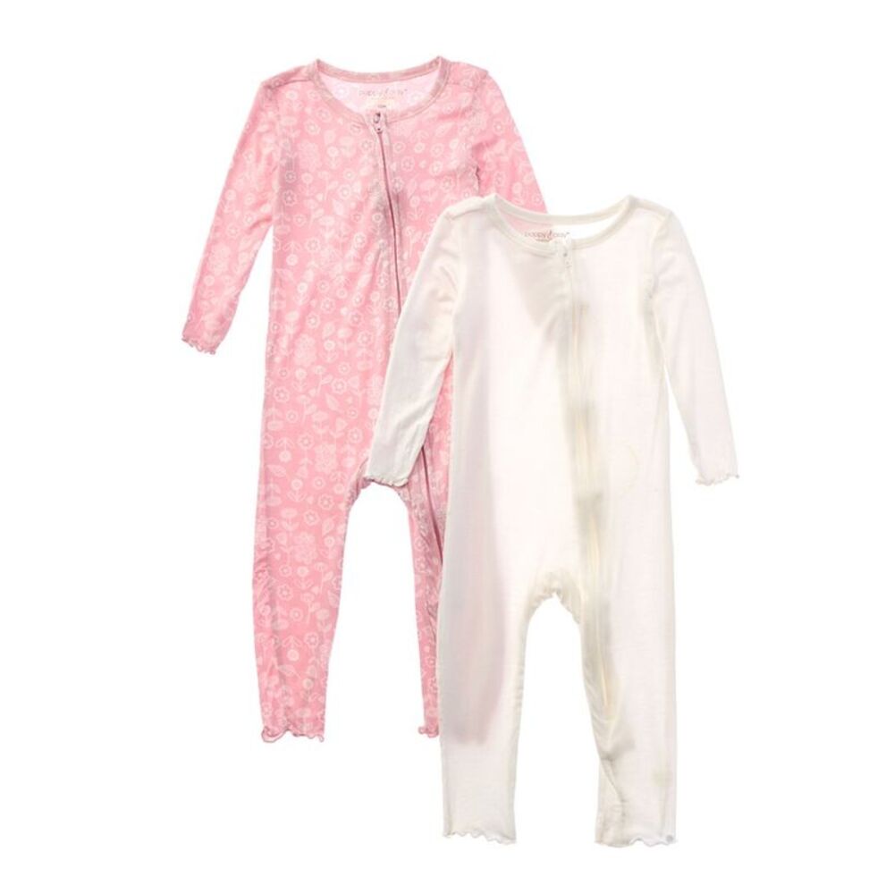 Poppy & Clay 2Pk Zen Bamboo Blanket Sleeper, Pink